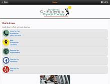 Tablet Screenshot of physicaltherapypurcellville.com
